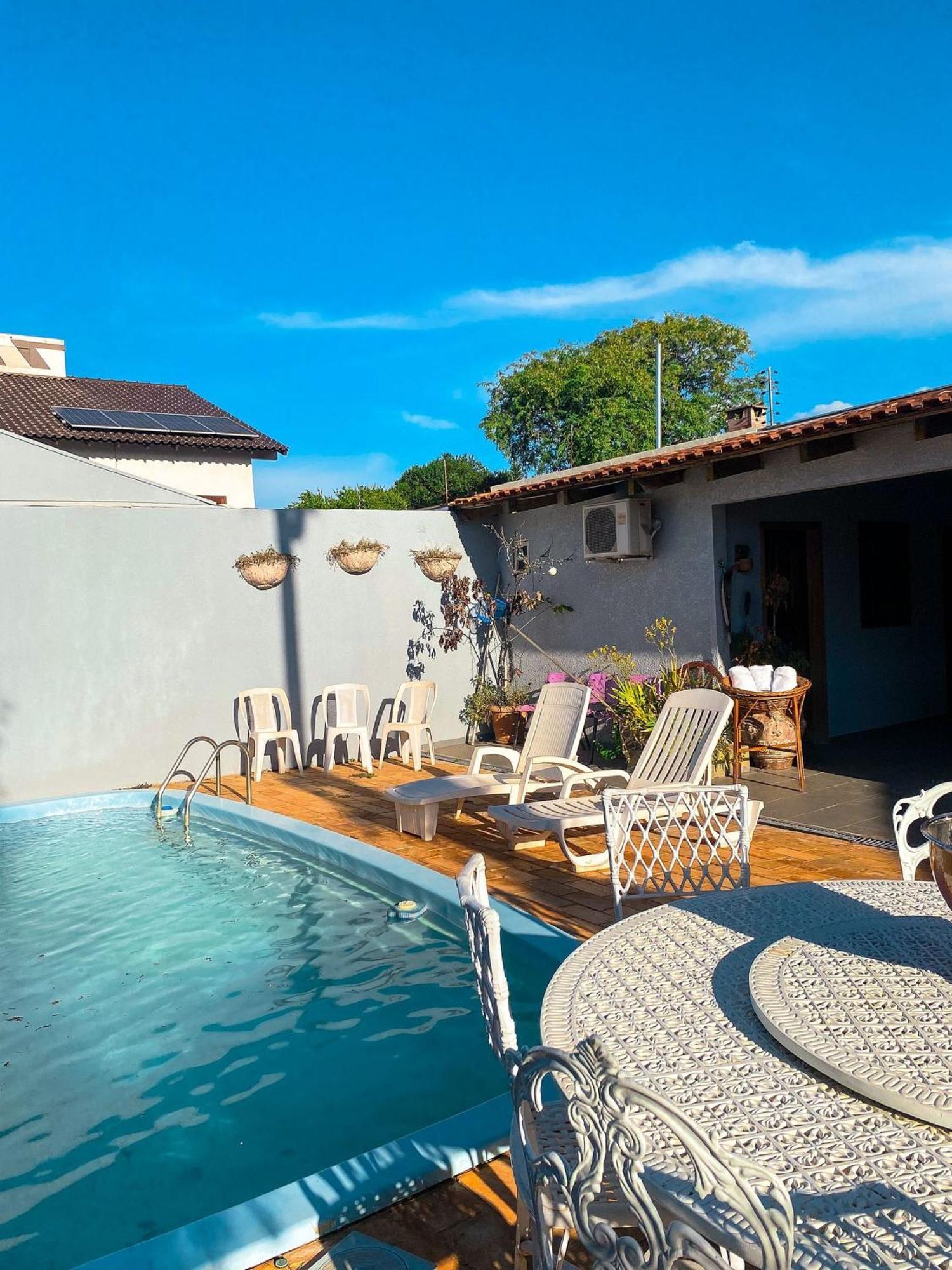 Casa Com 3 Suites E 1Quarto Piscina Ar Para 10 Hospedes Foz do Iguacu Ngoại thất bức ảnh